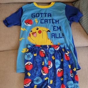 Pokémon pajamas size 7 boys